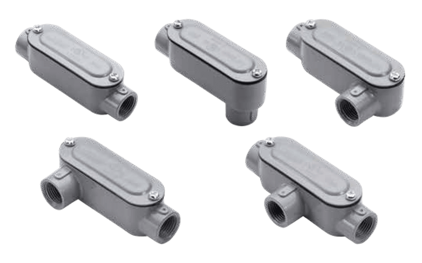 Rigid Conduit Bodies with Cover and Gasket 展示图